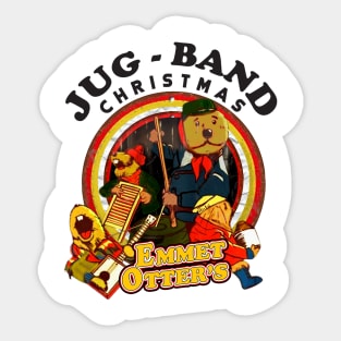 Emmet Otters Jug Band Christmas Sticker